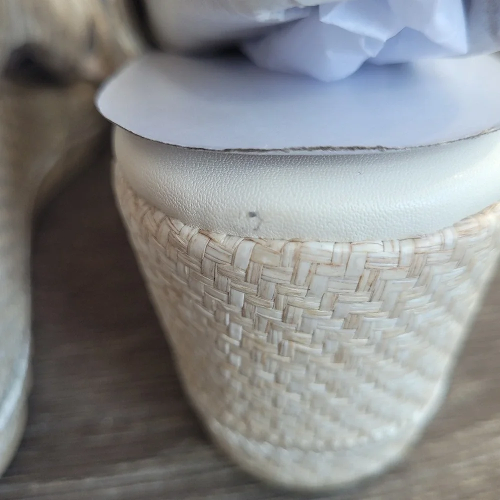 NATURALIZER 12M Eggshell Stella Wedge Sandal Women